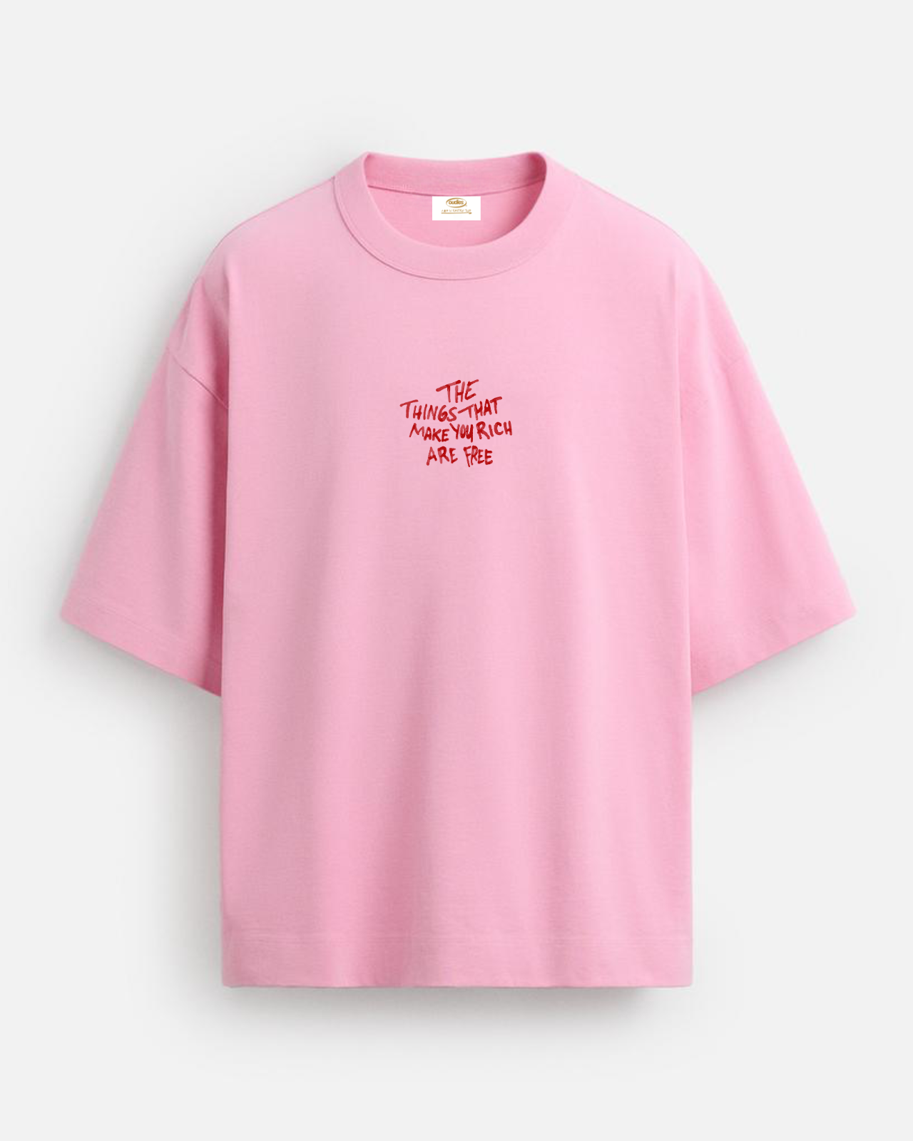 Rich and Free Tee (Pink)