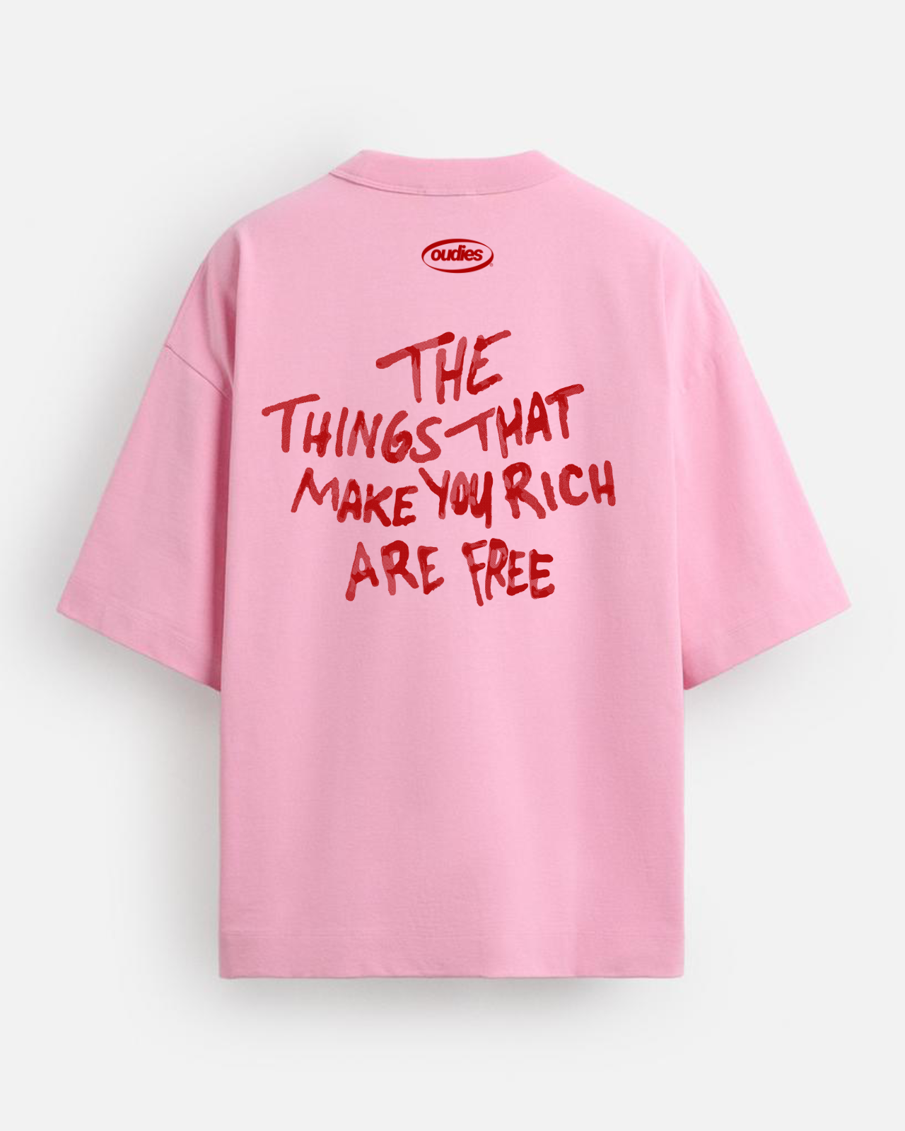 Rich and Free Tee (Pink) - Image 2