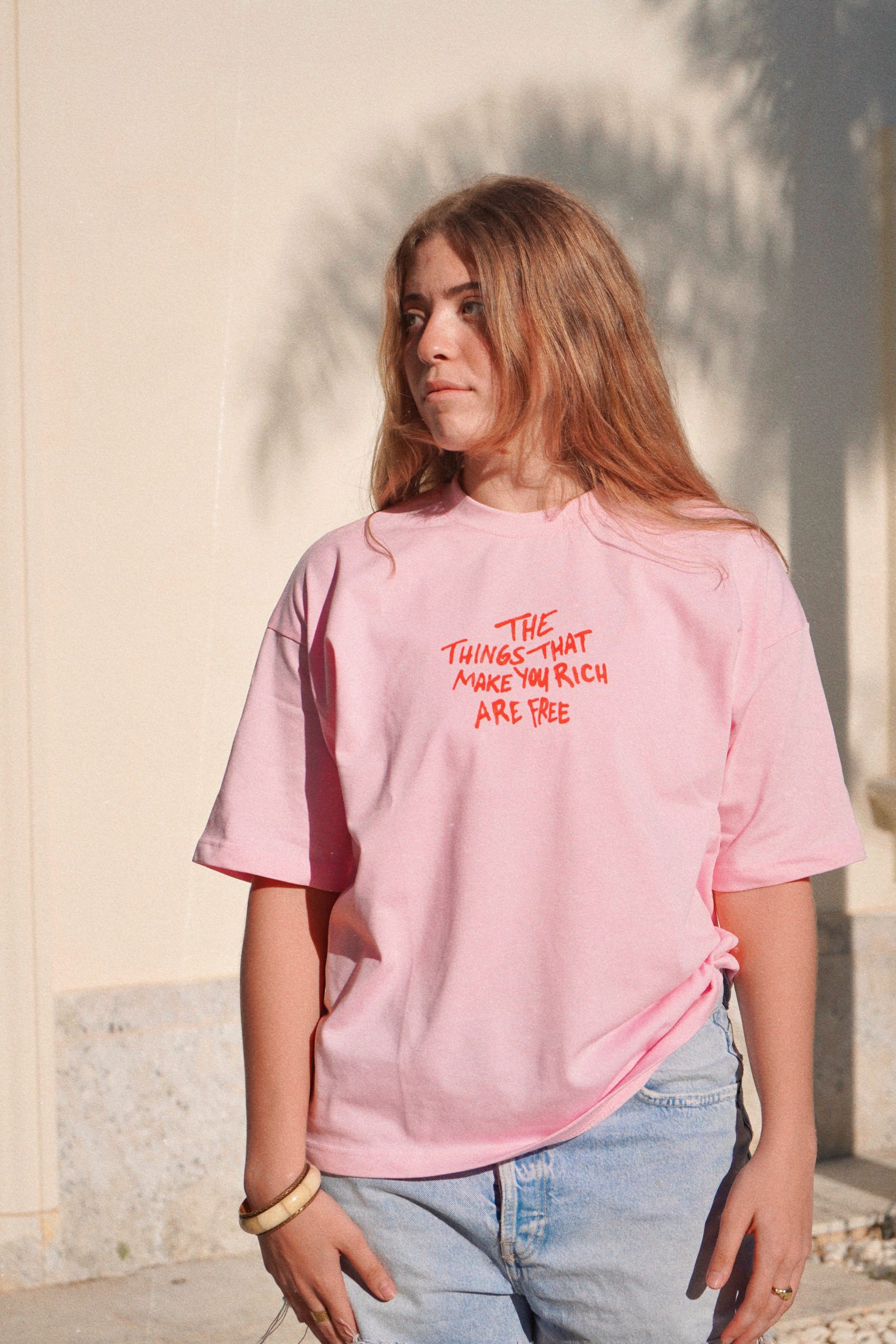 Rich and Free Tee (Pink) - Image 8