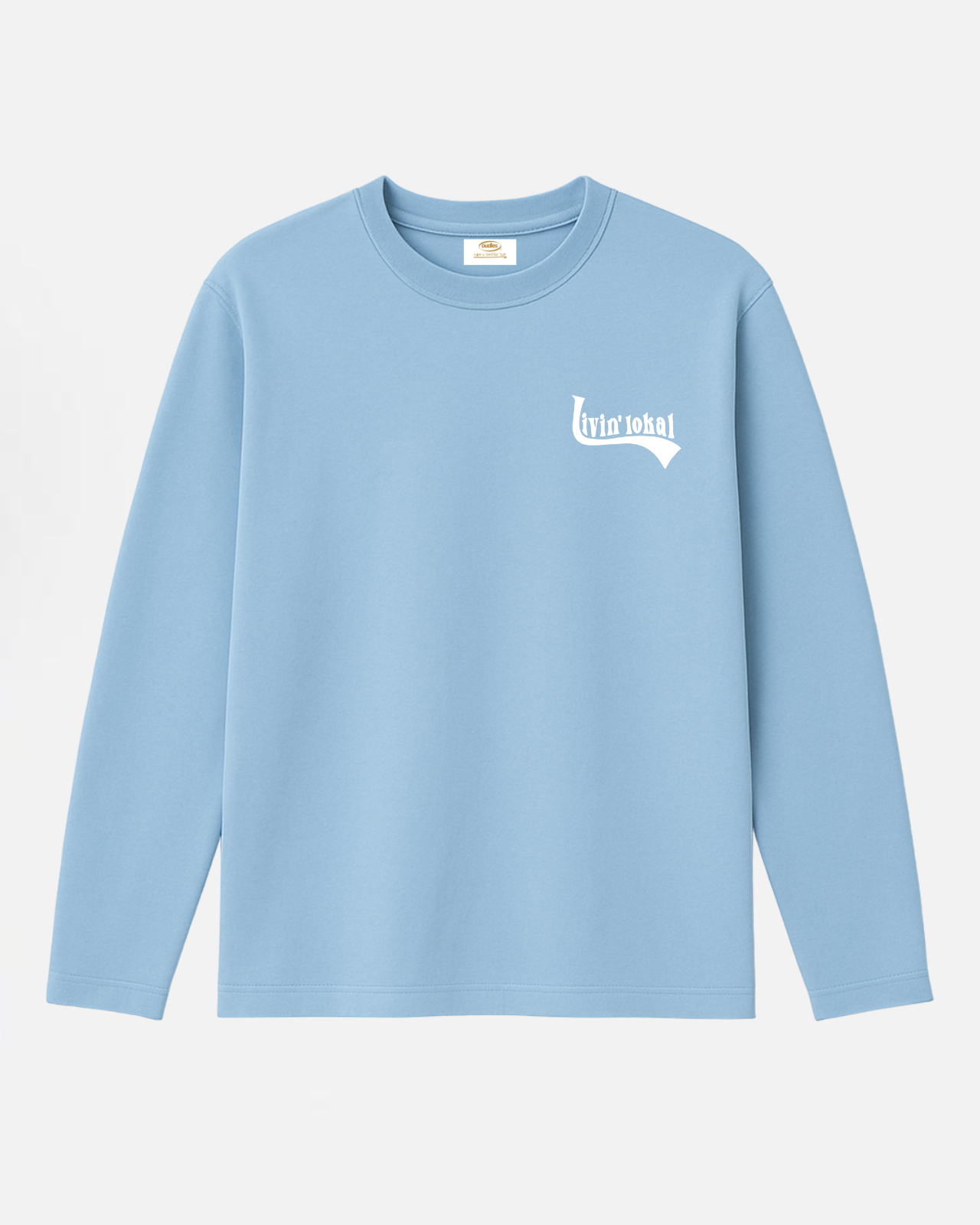 Livin Lokal Long Sleeve Tee (Sky Blue)