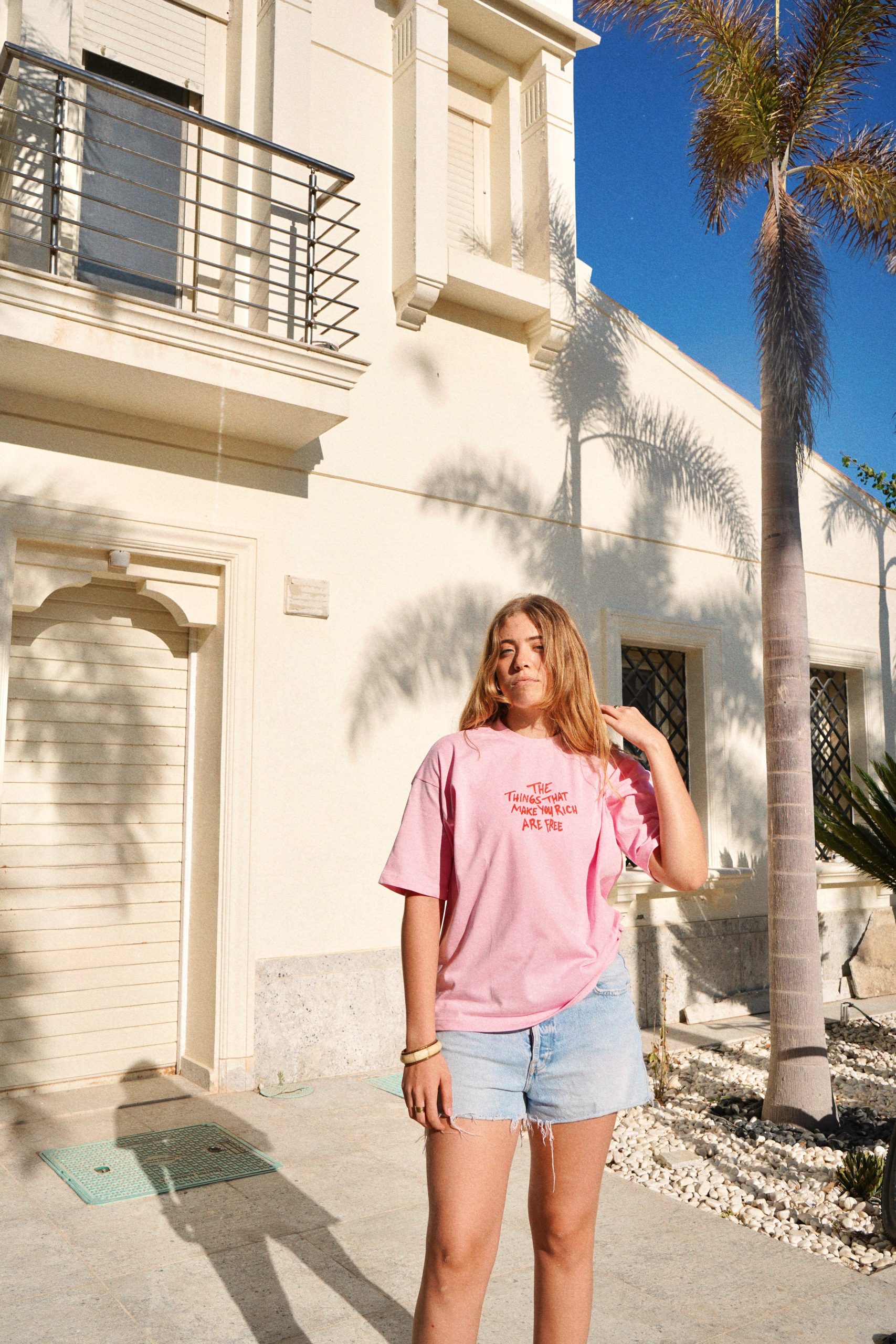 Rich and Free Tee (Pink) - Image 7