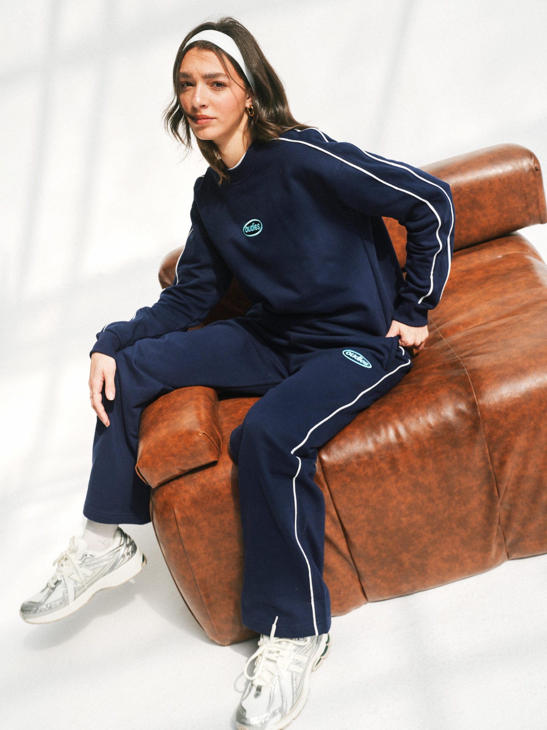 Track Lined Sweats (Navy)