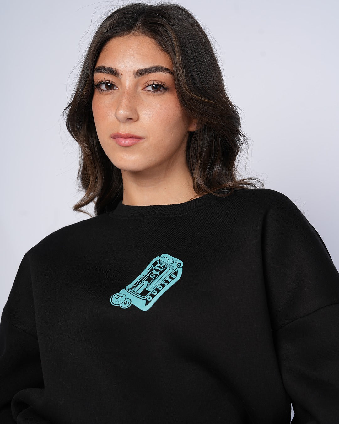 Summit Skiers Crewneck (Black/Blue) - Image 4