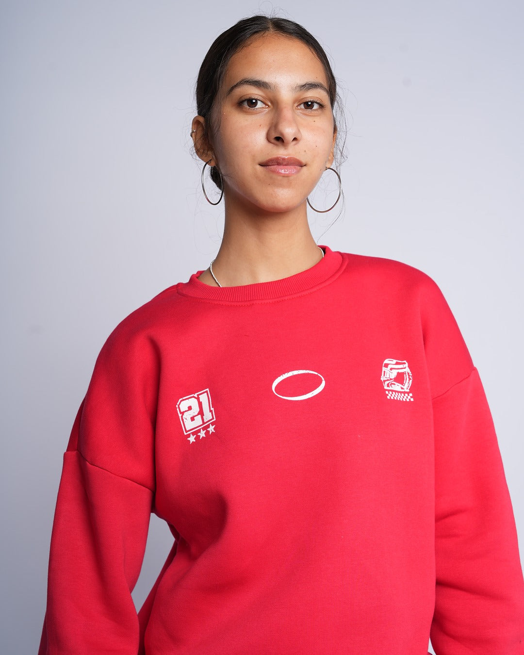 Lucky Chain Crewneck (Red/Gold) - Image 3