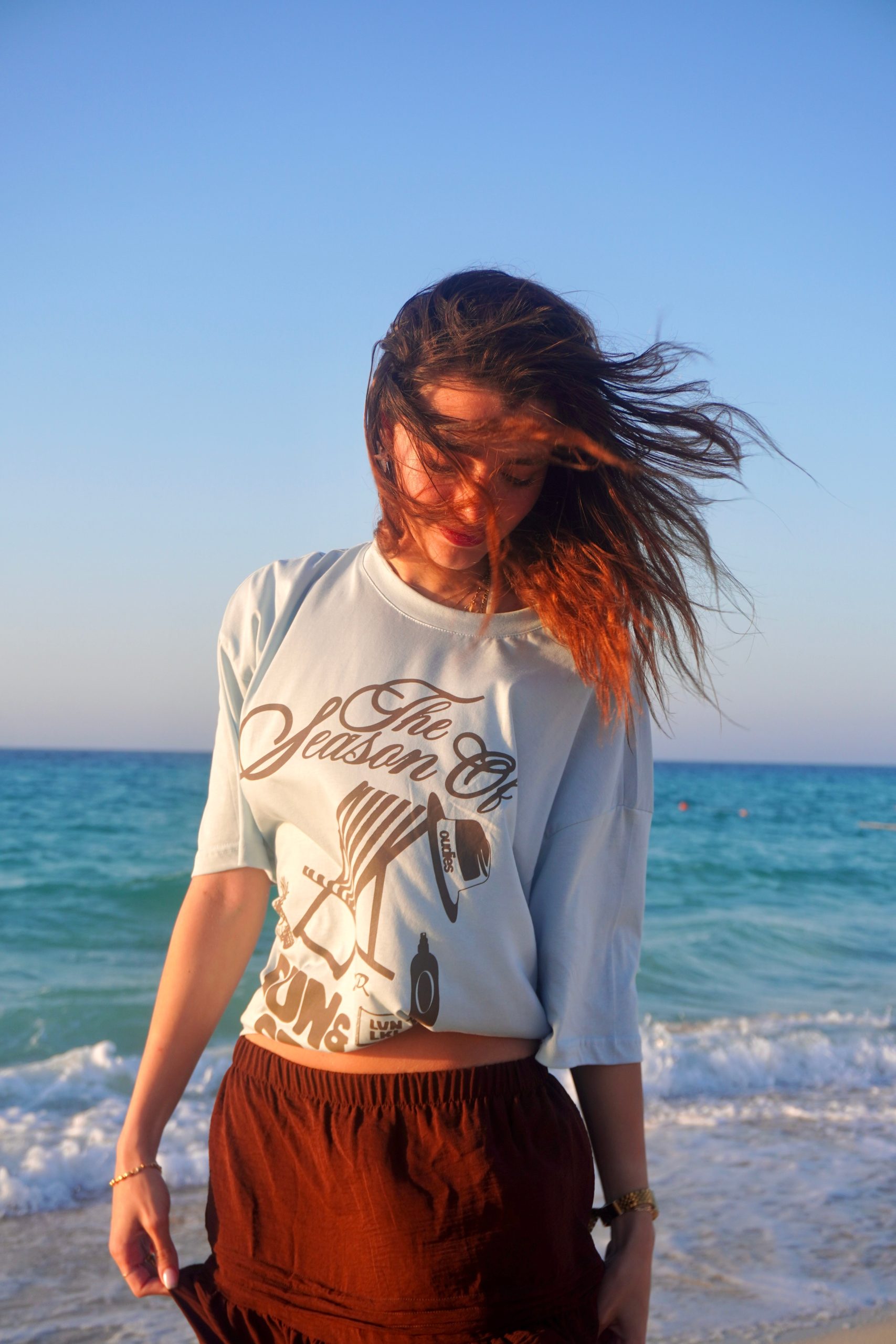 Sun & Stories Tee (Baby Blue) - Image 4