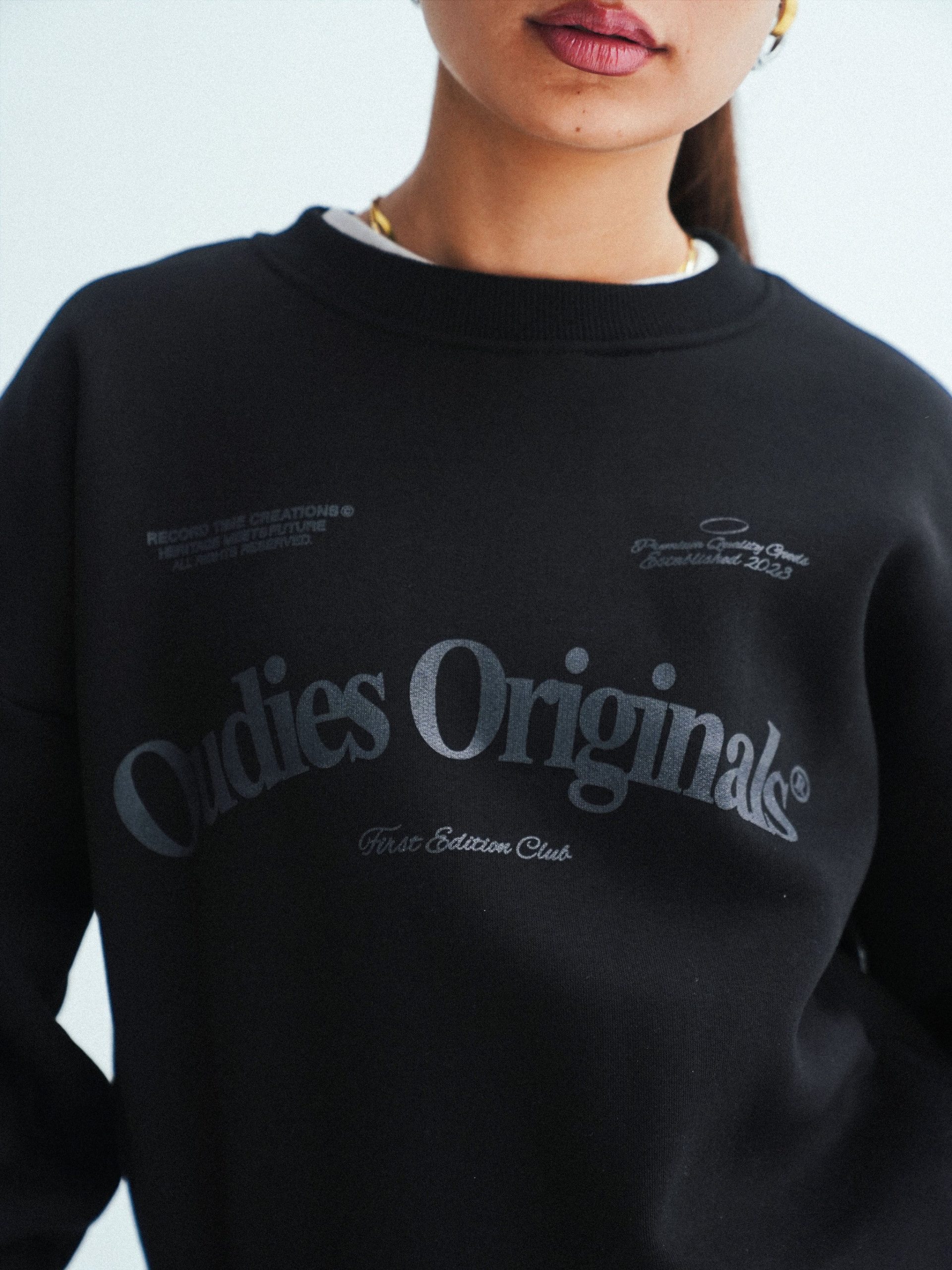 Oudies Originals Crewneck (Black) - Image 5