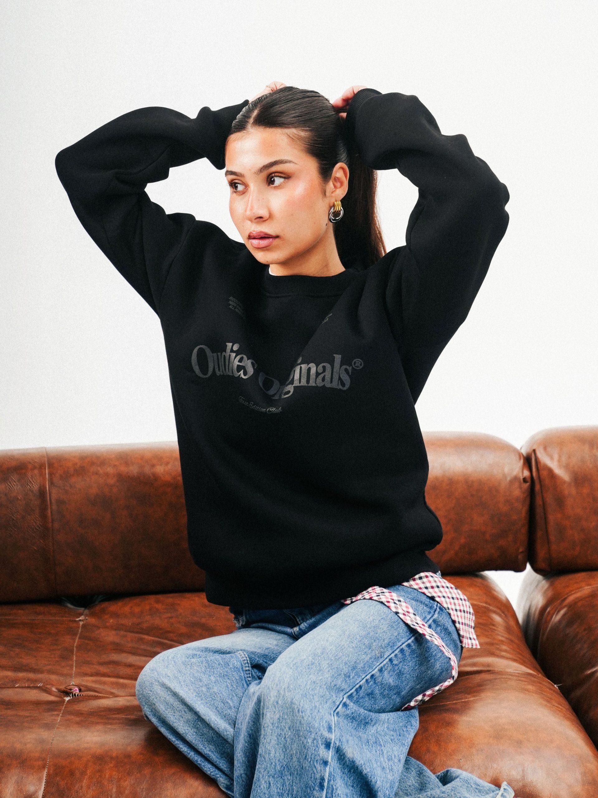 Oudies Originals Crewneck (Black) - Image 2